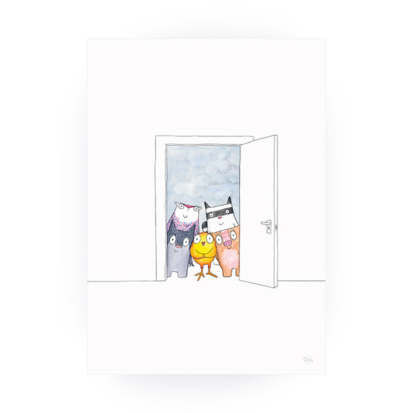 Poster "Deine Freunde sind da"